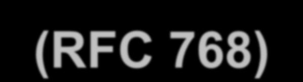 UDP (User Datagram Protocol) (RFC 768) Yhteydetön KJ ei pidä tallessa mitään sovellusten väliseen keskusteluun liittyvää.