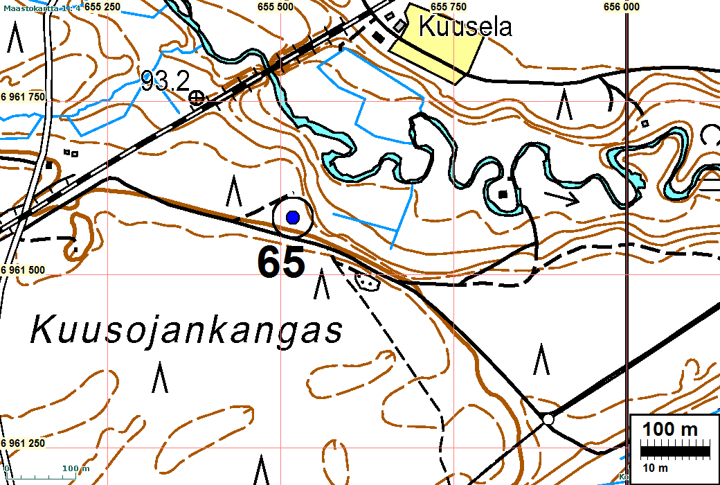 6 Muinaisjäännökset Kohteiden numerointi on epävirallinen, vain tätä raporttia varten karttaviitteeksi.