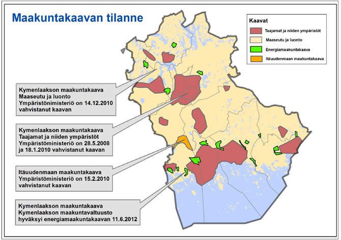 4 Maakuntakaavan laatiminen käynnistyi 14.5.2012. Osallistumis- ja arviointisuunnitelma oli nähtävillä 31.10.-31.11.2012. Kaavaluonnos valmisteltiin laajassa yhteistyössä sidosryhmien kanssa.