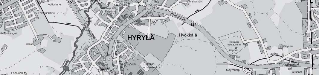 Tuusulan itäväylän aluevaussuunnitelma välillä Tuusulanväylä-Kulloontie Tuusulan PROJEKTIN itäväylän eteläosan NIMI eritasoliittymän aluevaussuunnitelma 5 1. Lähtöohdat 1.