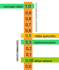 Näkövammaisiksi luokiteltavia henkilöitä on Suomessa noin 80 000, joista noin 10 000 luokitellaan sokeiksi. Koulu- ja opiskeluikäisistä näkövammaisia on noin 1 000.