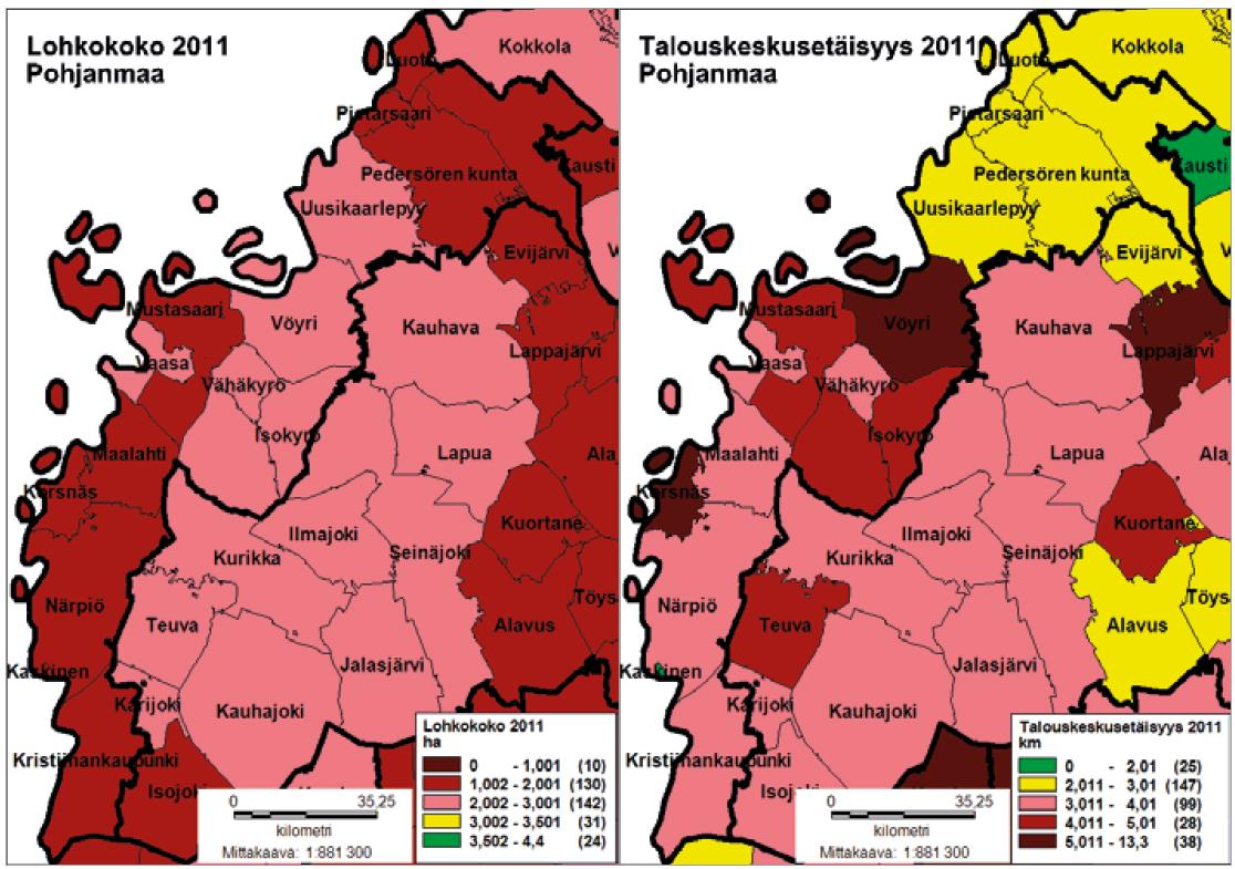 Etelä- Pohjanmaan maakunnassa (Hiironen& Ettanen 2013, 33).