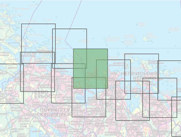 Helsingin ja Espoon meitulvakatta d Tulvavaaa- ja tulvaiskikatta, meitulva, 1/1a (1 %) V 1 1 1