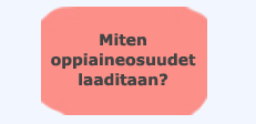 MITEN PAIKALLINEN TIEKARTTA TUKEE OPPIAINEKOHTAISTA TYÖTÄ?