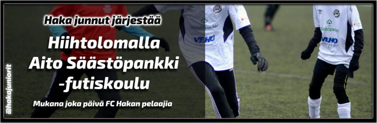 FC Hakan pelaajat ovat vahvasti mukana futiskoulussa ja ovat jokaisena päivänä