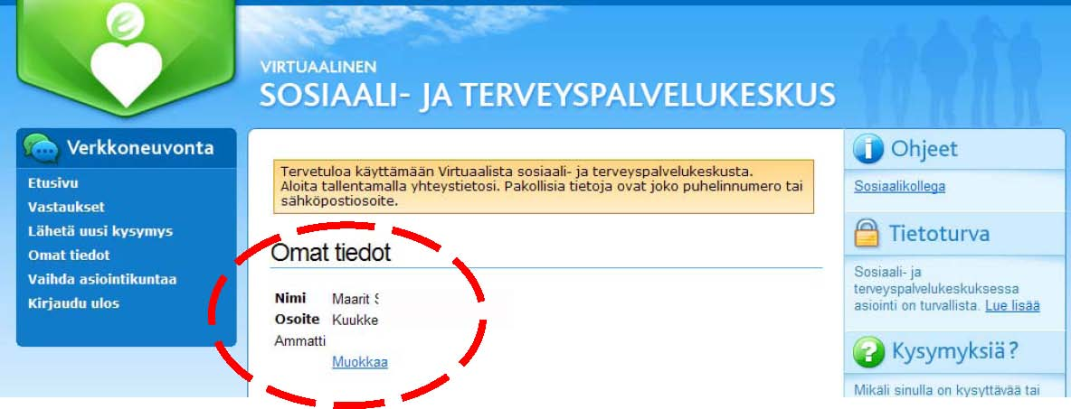 3 1 Verkkoneuvonnan käyttämiseen liittyvät tekniset vaatimukset Verkkoneuvontaan pääsee tietokoneella, jossa on Internet-yhteys ja selainohjelma (Internet Explorer, Netscape, Mozilla tai vastaava).