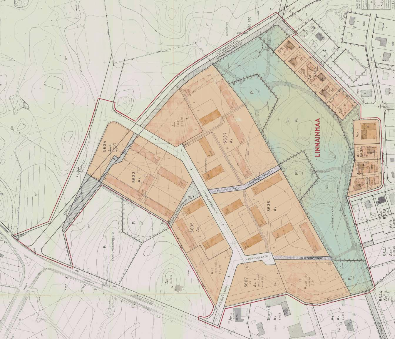LINNAINMAA 1970-luvun asemakaava 3