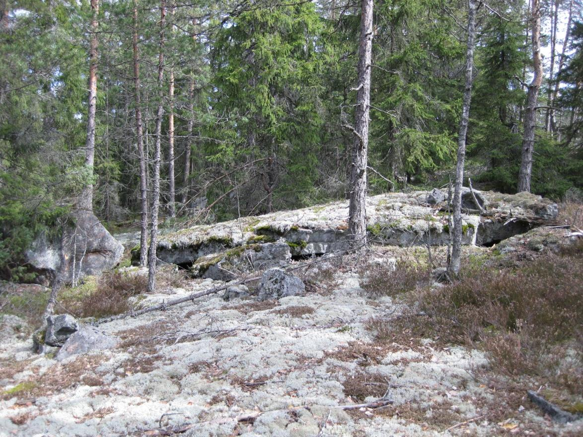 11. Siirtolohkareita itäpuolen