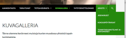 Sivun tekeminen.