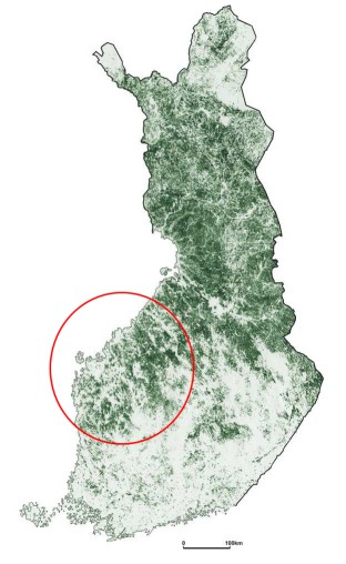 Pohjanmaan piirin alueen suot: (tiedot Kansallinen suostrategia 2010) -Kokonaisala -Ojitettua -Ojittamatonta (sis.