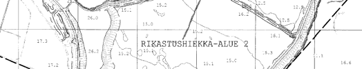 Kolmen varsinaisen rikastushiekka-altaan pinta-ala on noin 95 ha ja loppu alueesta muodostuu selkeytys- ja