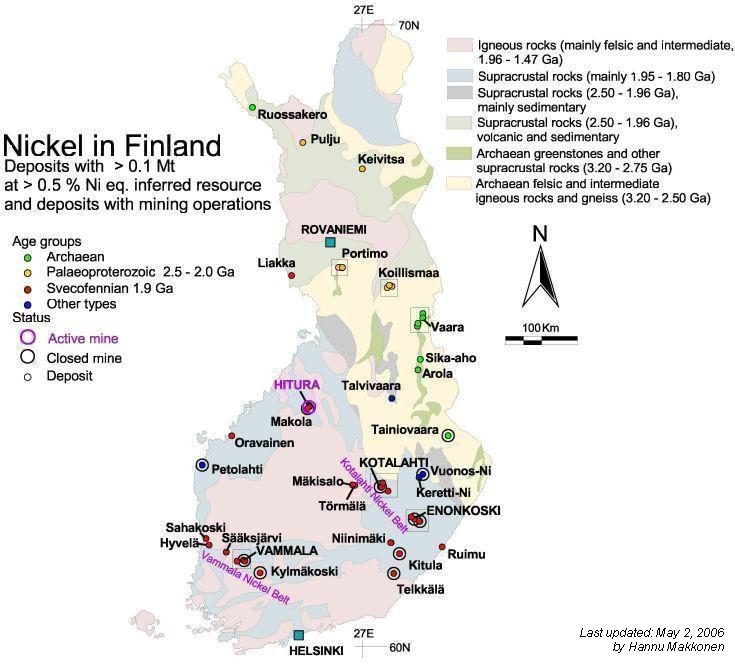 - 7-3. HANKKEEN KUVAUS 3.1. Hankkeesta vastaava Hankkeesta vastaava on. Hituran kaivoksen omistaja on kanadalainen Belvedere Resources Ltd.