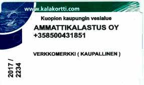 kalakortti.com - extranet-osion kautta.