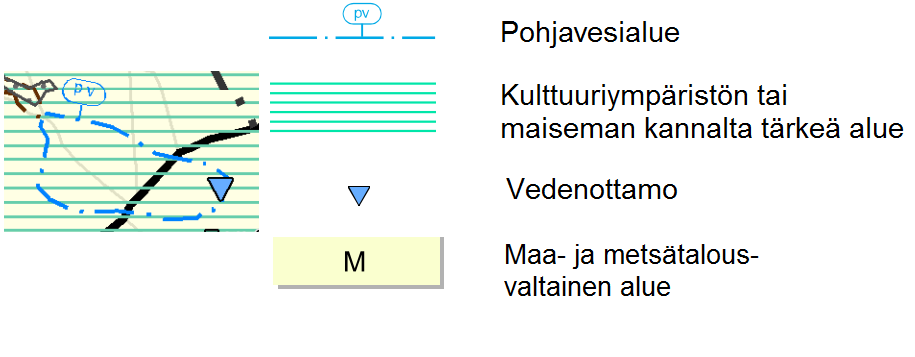 50 muiden avoimien maisematilojen säilymistä. Hirvelän pohjavesialueella ei ole yleiskaavaa eikä sinne ole yleiskaavaa suunnitteilla. Alueella ei myöskään ole asemakaavaa. Kuva 5.