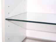 kiskoilla Lasihyllyt seinäkaappeihin korin mitat: - syvyys: 302 mm - leveys: 255, 355 mm - korkeus: 475 mm kisko 100 % ulostuleva kiskomekanismi ei kätisyyttä kantavuus 7 kg