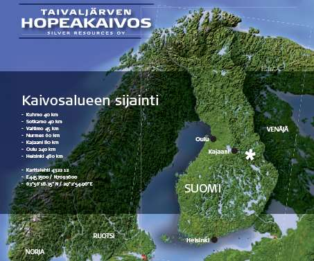 Location Distance to: - Kuhmo 40 km - Sotkamo 40