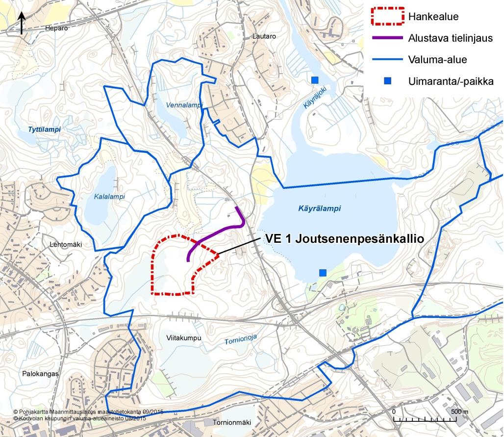 Kouvolan kaupunki, puhtaiden ylijäämämaiden läjitysalueen