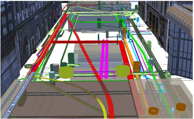 23 Kuvio 9. Tekninen havainnollistaminen (InfraBIM 2016b, 7) Esittävä havainnollistaminen taas on tarkoitettu enemmän ison yleisön käyttöön.