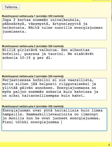 INFORMAATION YHDISTELY ERI LÄHTEISTÄ Pääidean poimiminen nettisivuilta (4 x 2 p.