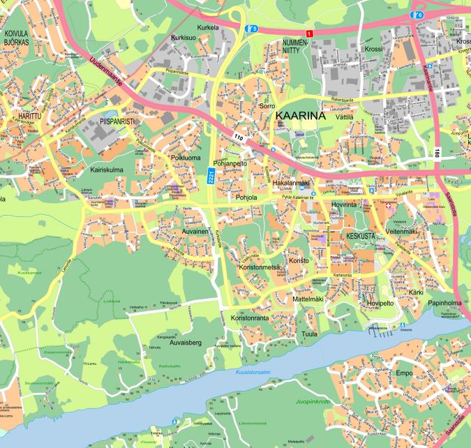 6 (10) Pasi Aromäki DA:35/2017 101 KAAVOITUSKOHTEET Keskusta Piispanristi Kuusisto A 1 13 Postiosoite Käyntiosoite Puhelin