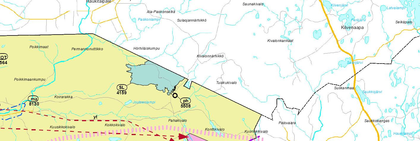 33 Suunnittelumääräyksissä todetaan: Poronhoitoalueella on turvattava poronhoidon ja muiden luontaiselinkeinojen alueidenkäytölliset toiminta- ja kehittämisedellytykset.