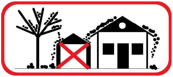 - Uneven removal of snow or ice accumulation can cause the carport to become unbalanced under excess weight and cause it to collapse.