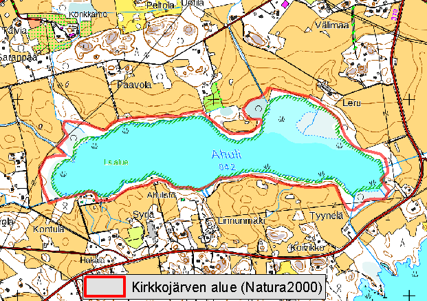 MAANKÄYTÖN MUUTOKSET 1998 NYKYHETKI Ahuli 2 4 5 3 1998 2016