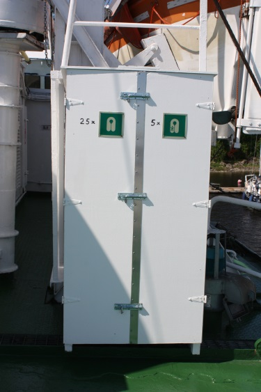 7 1 PELASTAUTUMINEN Tässä osiossa käydään läpi aluksen pelastautumisvälineet ja niiden käyttöohjeet. Näiden ohjeiden tarkoituksena on antaa suuntaviivat veneiden ja laitteiden käytöstä.