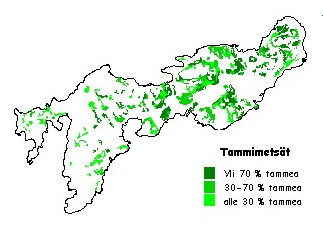 Ilman epäpuhtauksien aiheuttamien suorien kasvillisuusvaikutusten ehkäisemiseksi laajoilla maa- ja metsätalousalueilla ja luonnon suojelun kannalta merkityksellisillä alueilla on ohjeena, että typen