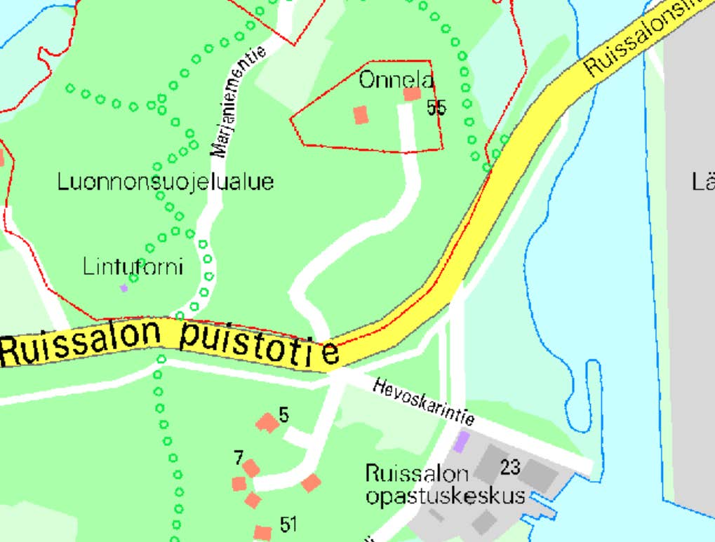 1.3.8 Ruissalon opastuskeskus ja luontokoulu Ruissalon opastuskeskus sijaitsee välittömästi Ruissalon sillan jälkeen vasemmalla Ruissalon telakka-alueella. Ruissalon opastuskeskuksessa voit mm.