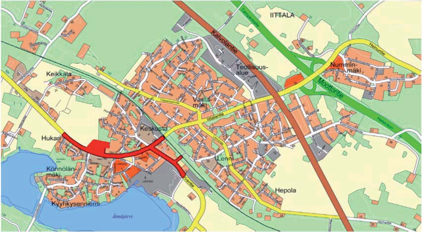 4 Alustava suunnittelualue on merkitty punaisella. 3. ALOITE Asemakaavamuutos laaditaan kaupungin aloitteesta. 4. NYKYINEN SUUNNITTELUTILANNE 4.1 Maakuntakaava Valtioneuvoston 28.6.