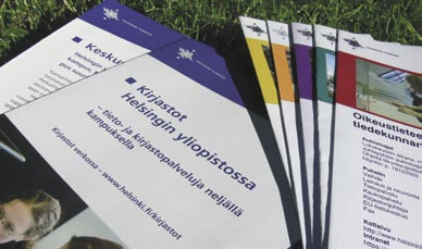 Tehdä tiedonhakuja yhdestä tai useammasta aineistosta samanaikaisesti. Etsiä ja lukea elektronisia lehtiä. Tallentaa omat suosikkiaineistot, viitteet ja haut.