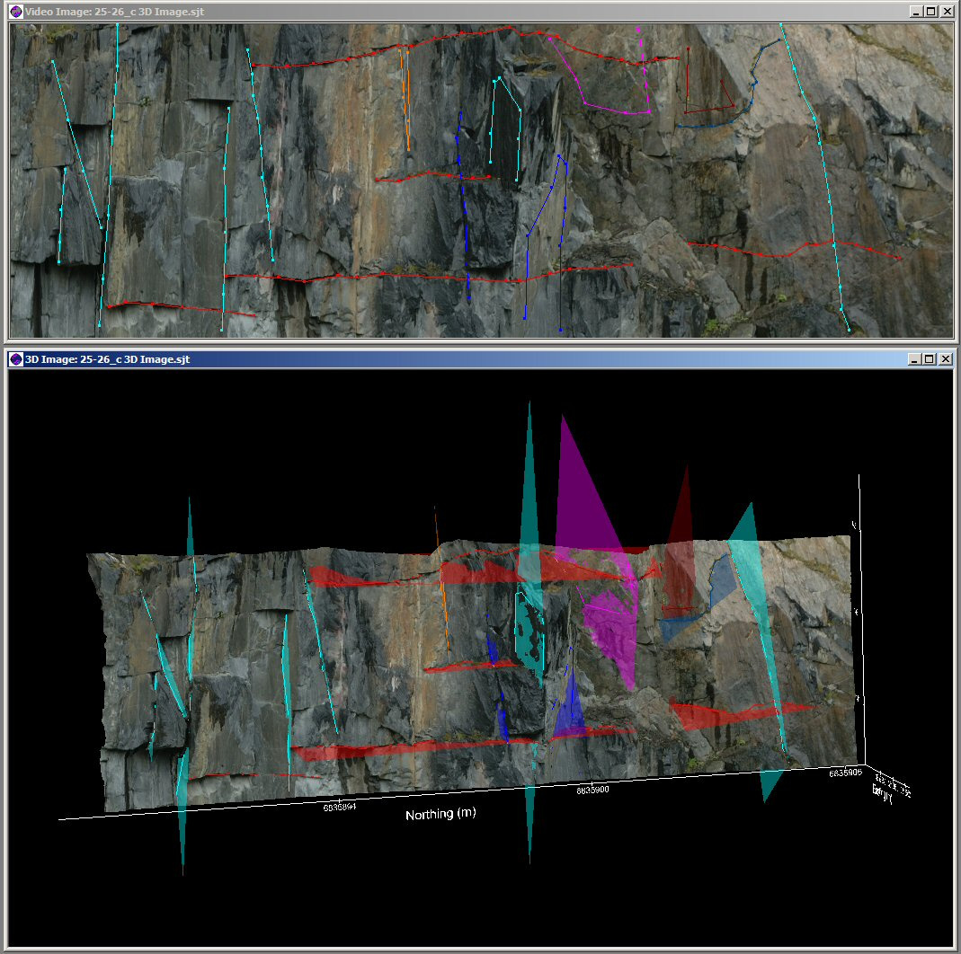 35 10.3.2 Aineiston käsittely ja tulkinta Digikuvat ja paikannustiedot siirrettiin PC-työasemalle. Sirovisionin Siro 3D ohjelman versiolla 3.3 suoritettiin kuvien käsittely 3D-kuviksi.