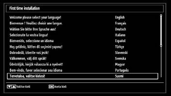 Numeropainikkeet (Siirry): siirry kanavaan suoraan numeronäppäimillä. OK (Vaihtoehdot): näyttää ohjelmavaihtoehdot, mukaan lukien Valitse kanava vaihtoehdon.