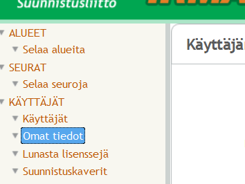 Lisää emit-numerosi omiin tietoihin.