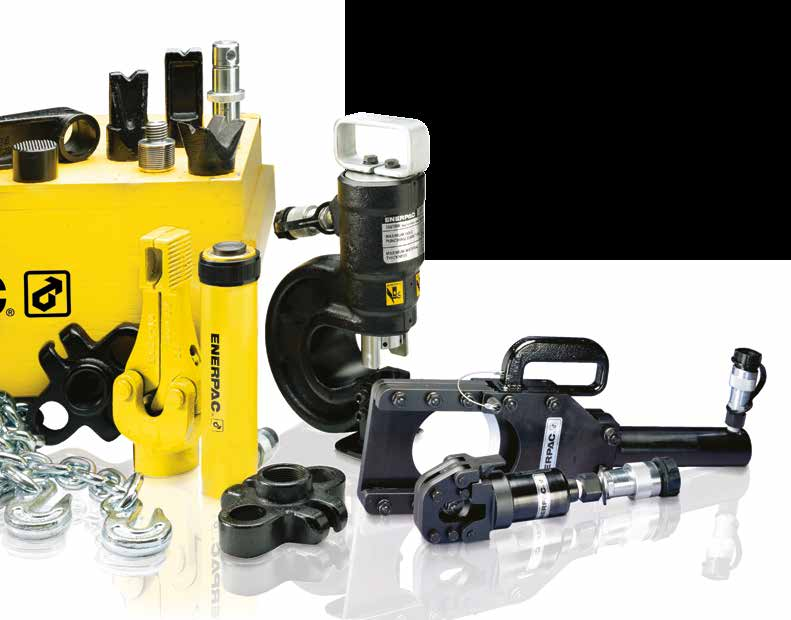 Enerpac hydraulityökalut Enerpac tarjoaa laajan valikoiman työkaluja erilaisiin käyttötarkoituksiin.