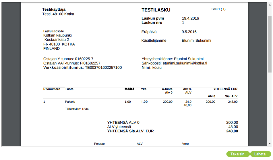 11 Liite 3/9 Kun tarvittavat tiedot on täydennetty, paina jatka.