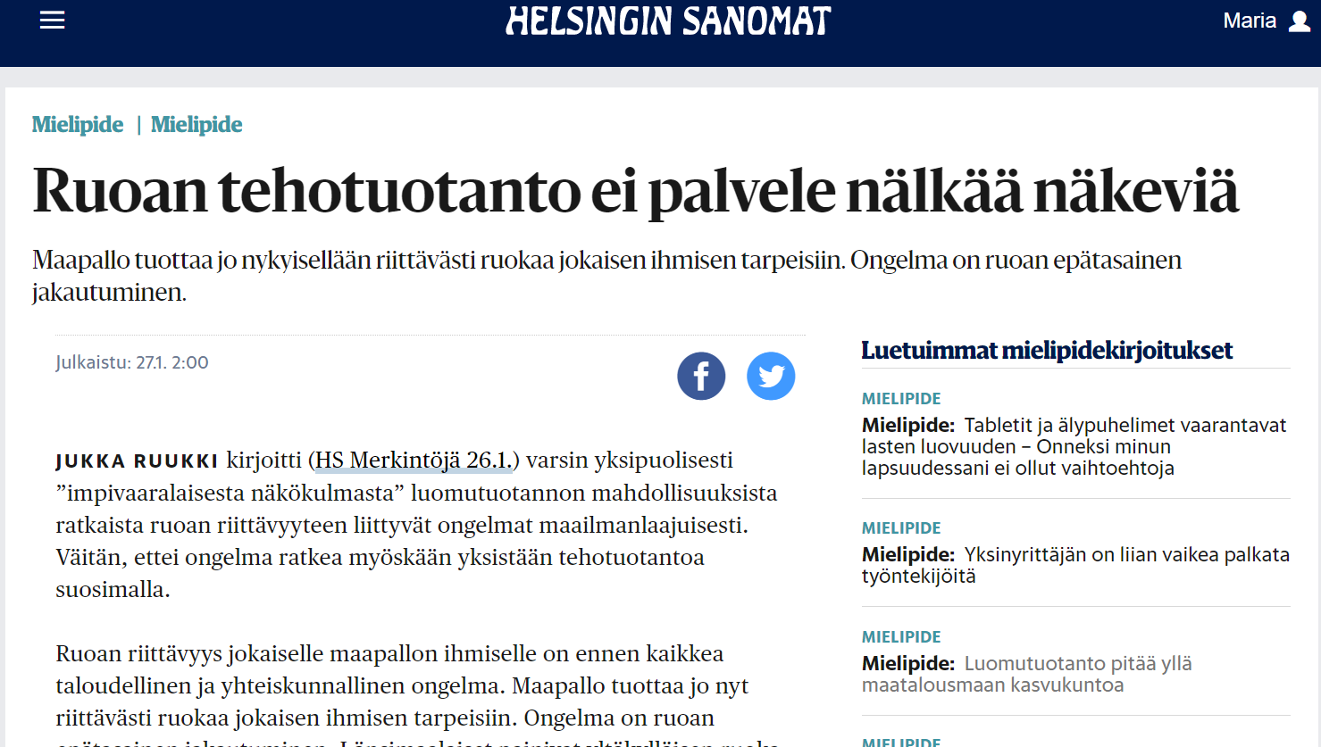 Fiksusti eri mieltä oleminen on ihan