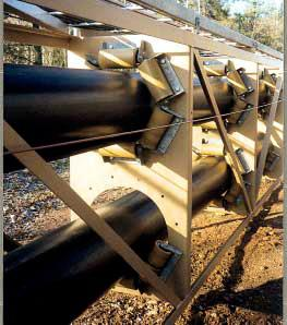 17 Kuva 6. Putkihihnakuljettimen runkorakenne (Metso Minerals, 2004, 6.