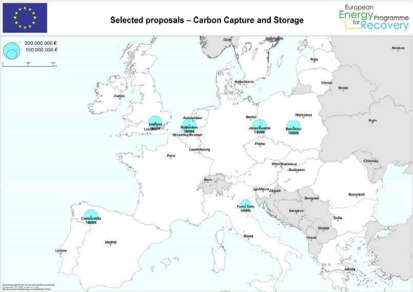 25.1.2010 12 Carbon capture and storage projects for the European Energy