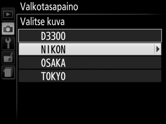 4 Valitse kansio. Korosta lähdekuvan sisältävä kansio ja paina 2.