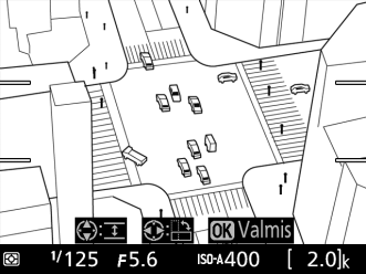 Käytä monivalitsinta asettaaksesi tarkennuspisteen tarkennettavalle alueelle ja paina laukaisin puoleenväliin tarkentaaksesi.