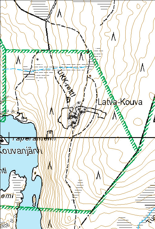 Kohdetyyppi: 1 Asuinpaikat Copyright: Metsähallitus 2008 Maanmi