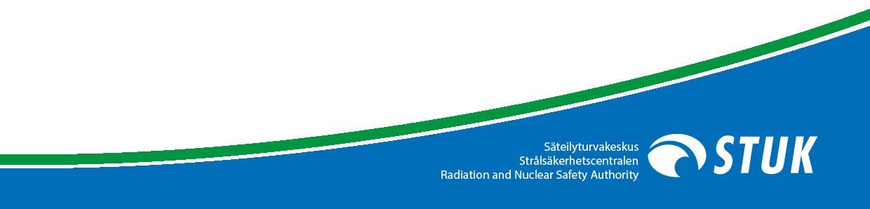 MÄÄRÄYS STUK Y/4/2016 Säteilyturvakeskuksen määräys ydinjätteiden loppusijoituksen turvallisuudesta Annettu Helsingissä 22 päivänä joulukuuta 2015 Säteilyturvakeskus on määrännyt ydinenergialain