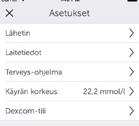 Vastaanotin 1. Asetukset-valikossa paina ylös- tai alas-nuolia ja selaa kohtaan "Laitetiedot". 2.