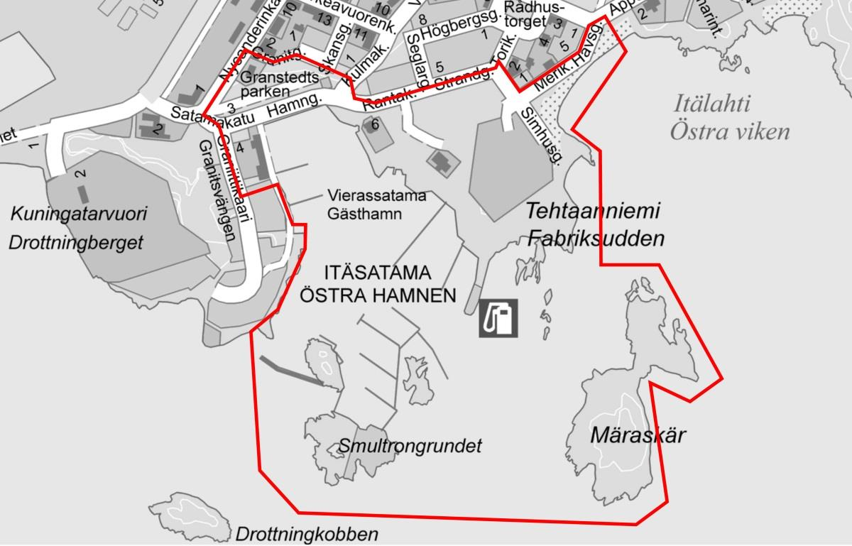 1 PERUS- JA TUNNISTETIEDOT 1.1 Kaava-alueen sijainti ja rajaus Kaava-alue sijaitsee läntisellä Uudellamaalla Hangossa noin 0,5 km Hangon rautatieasemalta. Kaava-alueen pinta-ala on 6 ha.