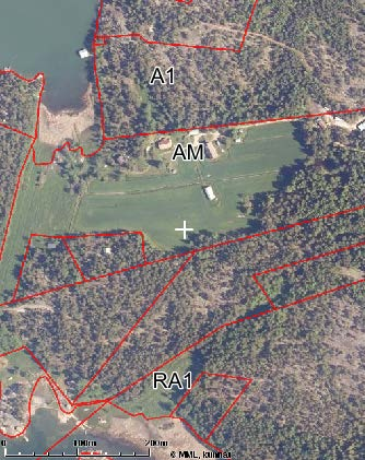 Kaavamuutoksen RA1 alue on osin peltoa, osin metsäaluetta (kts.