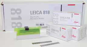 ..14 0358 38383 Kuva 46 Kuva 47 Kertakäyttöterät Leica TC-65 Leica TC-65 -mikrotomi, kertakäyttöteräjärjestelmä kovan näytemateriaalin
