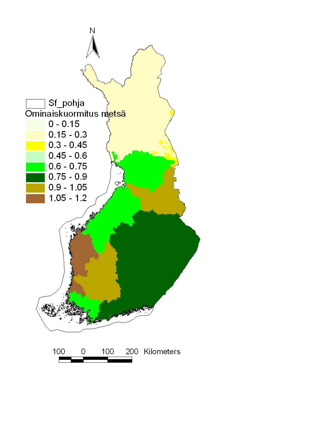 Metsätaloustoimenpiteet Suomessa v. 1968-2004 Uudisojitus Kunnostusojitus.