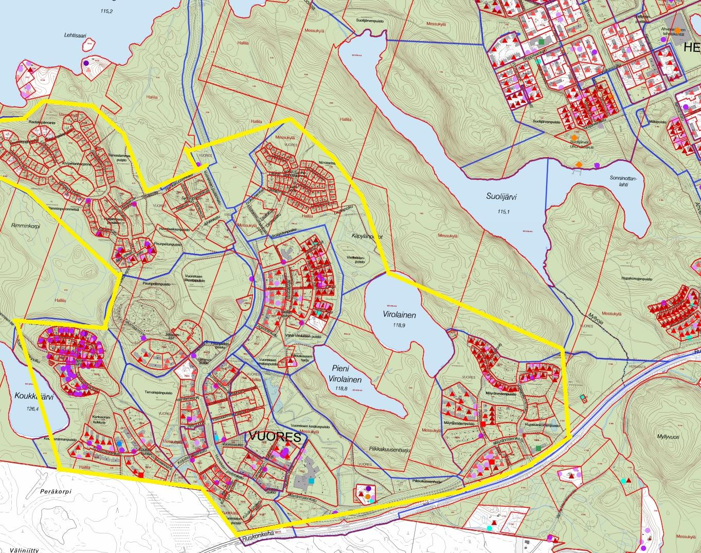 Verrokkikohde: Tampereen Vuoreksen alue Rakentaminen on käynnistynyt 2008 ja jatkunee ainakin vuoteen 2028 asti Vuonna 2015 Tampereen Vuoreksen alueella asukkaista alle 18-vuotiaita oli 23,9